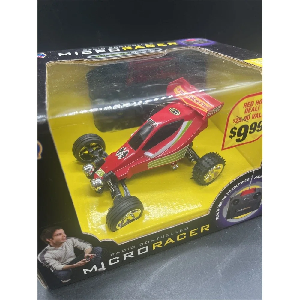 New Blue Hat RC Micro Racer Formula-Fire Red Off-Road Buggy Toy Car Wireless